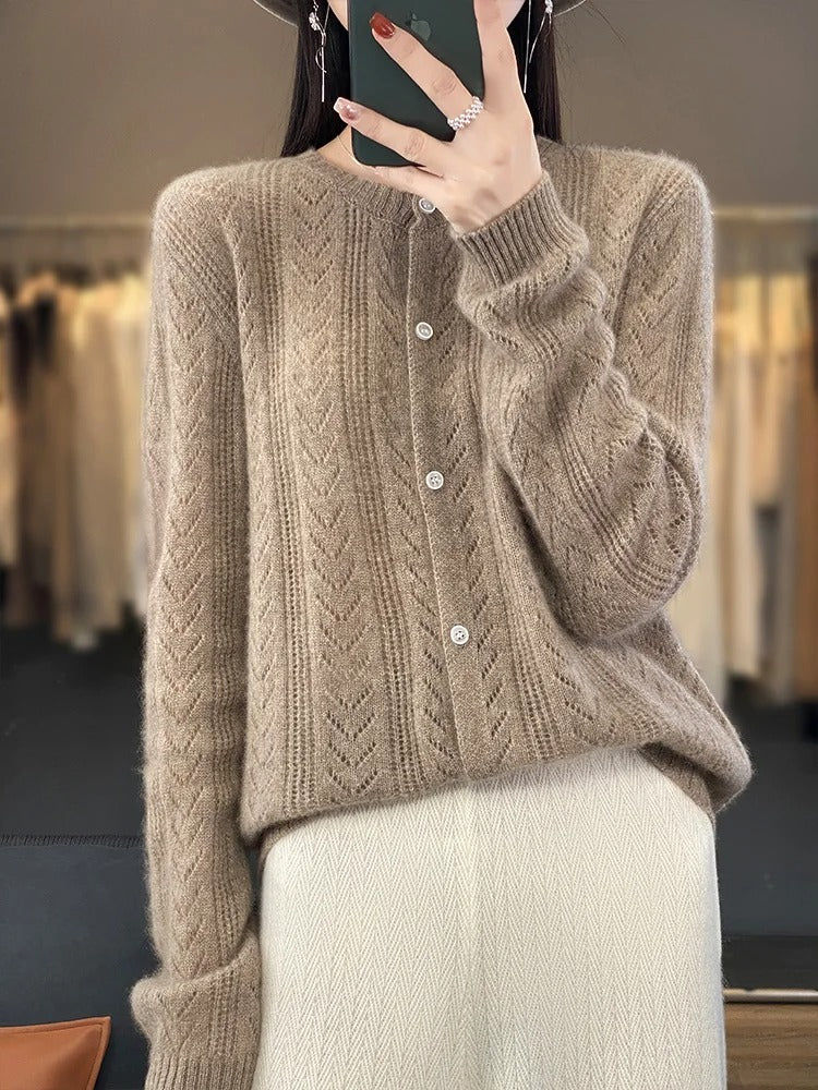 Drune | 100% Wolle Cardigan