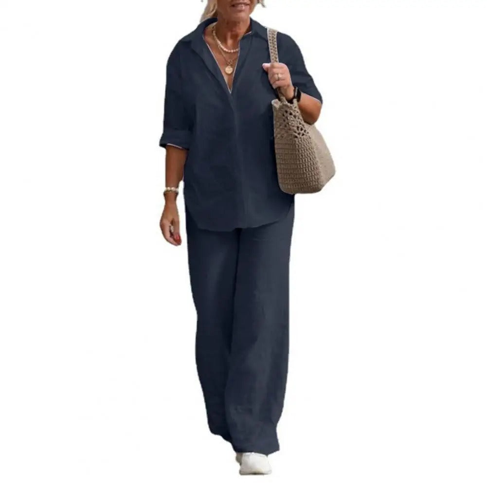 Drune | Lässiges Baumwoll-Set Für Damen