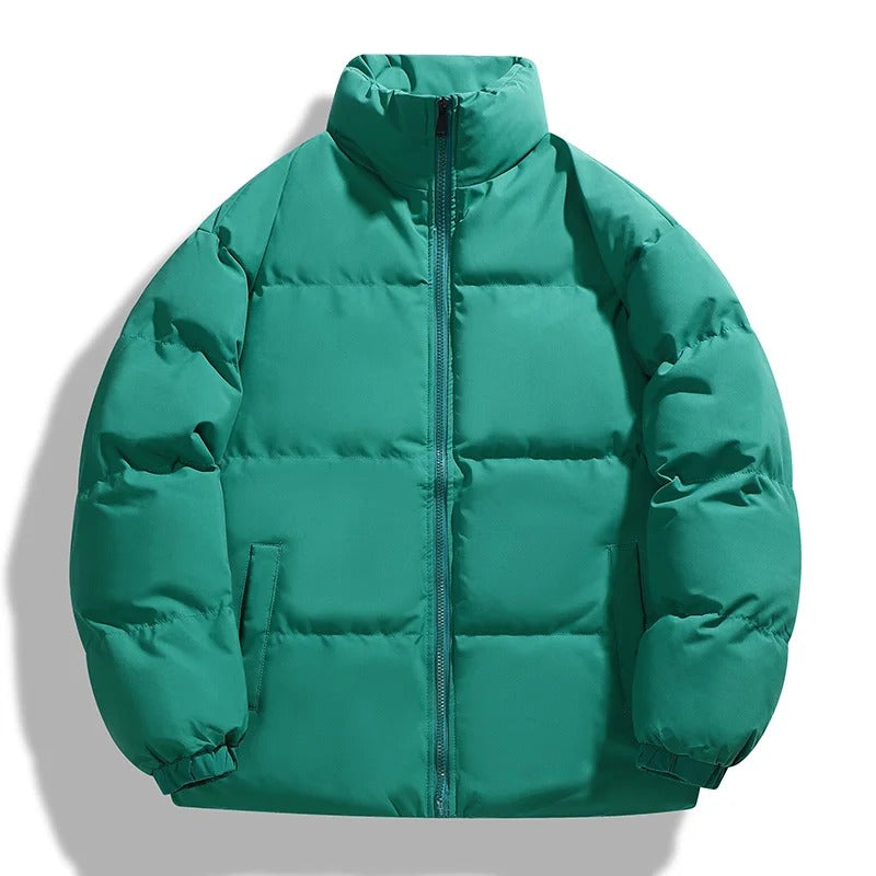 Drune | Puffer-Jacke - Übergroße Passform - Gepolstert gesteppt - Hoher Kragen - Lässiger Look