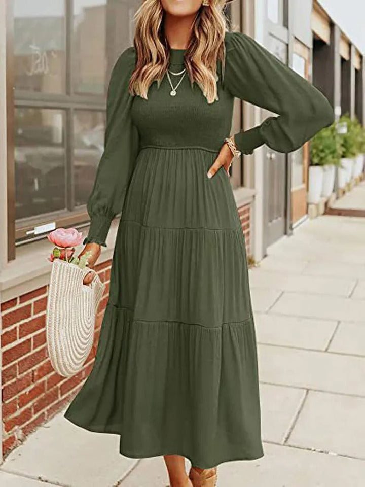 Drune | Midi-Kleid mit Langen Ärmeln und Dinnerjackets