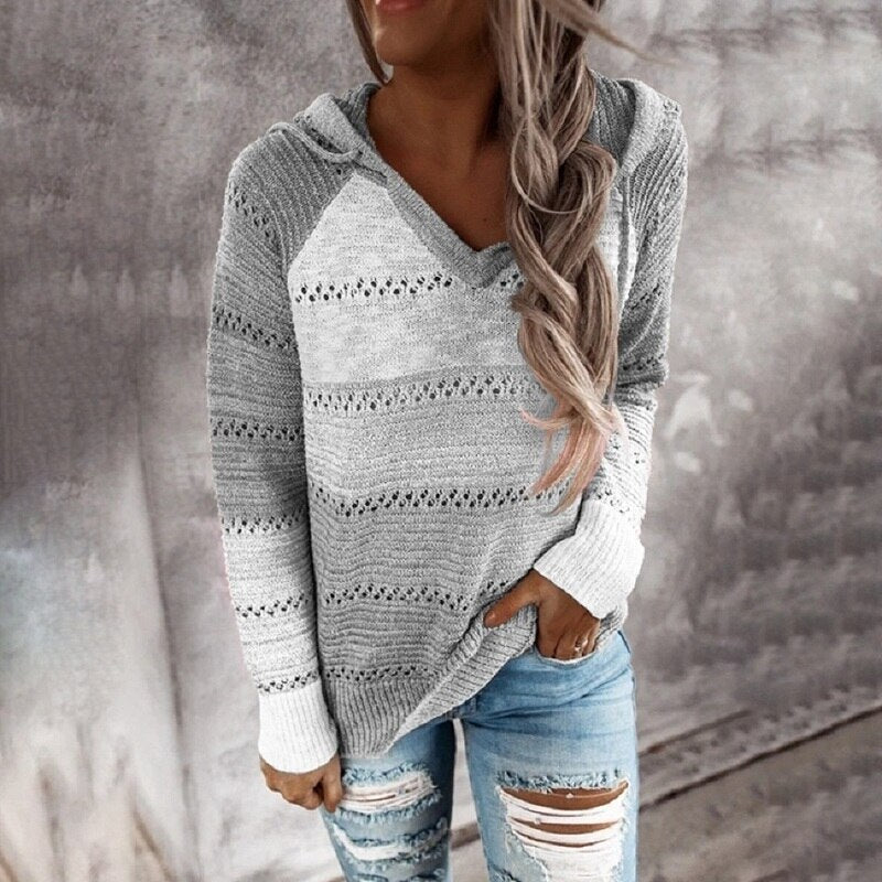 Drune | Bunt gestreifte Strickwesten im Ibiza-Boho-Stil für Damen - Trendy und bequem