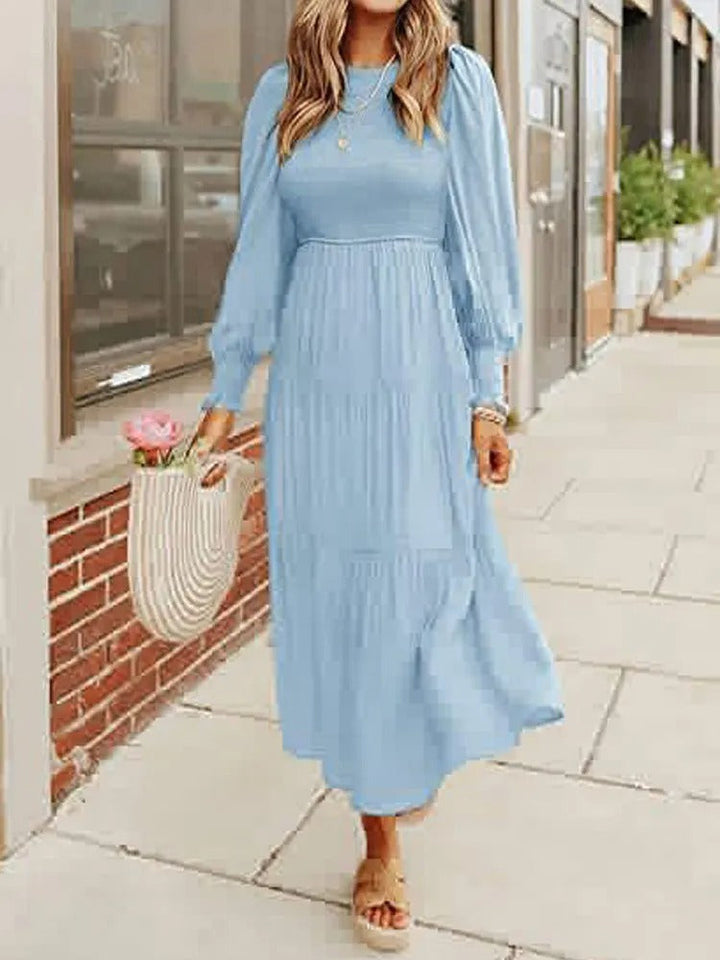 Drune | Midi-Kleid mit Langen Ärmeln und Dinnerjackets