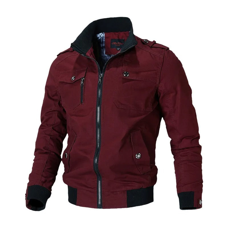 Drune | Bequeme und lässige Windbreaker-Bomberjacke für Herren - Ideal für Frühling und Herbst