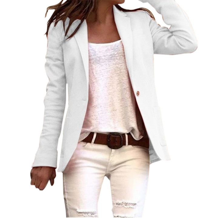Drune | Blazer Slim Passform Atmungsaktiver Stoff Einreiher Strukturierte Silhouette