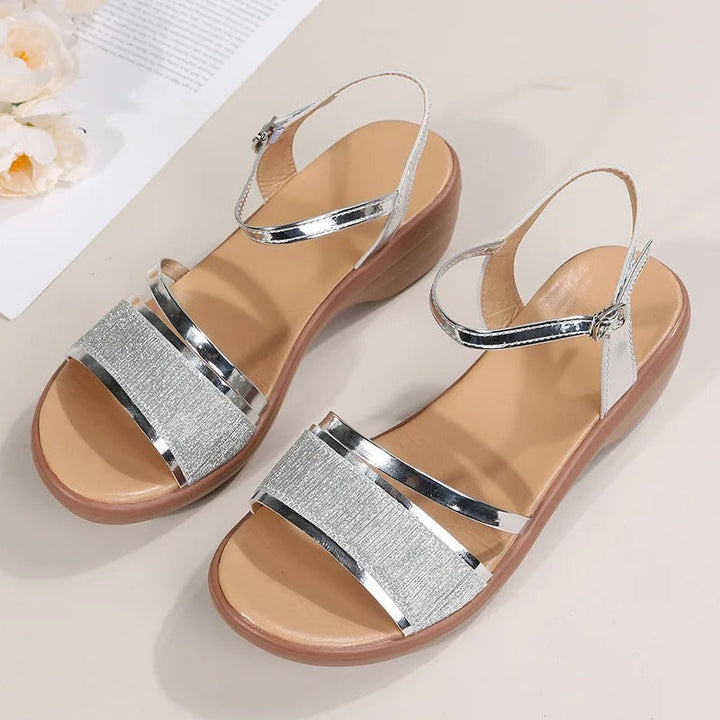 Drune | Orthopädische Sandalen Mit Keilabsatz