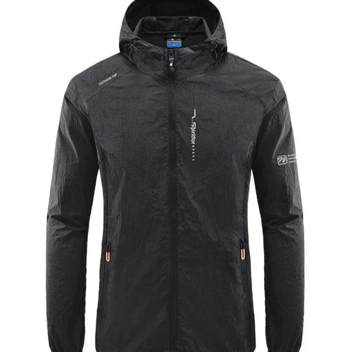 Drune | Ultraleichte, Wind- und Sonnensichere Sommerjacke mit Kapuze für Herren