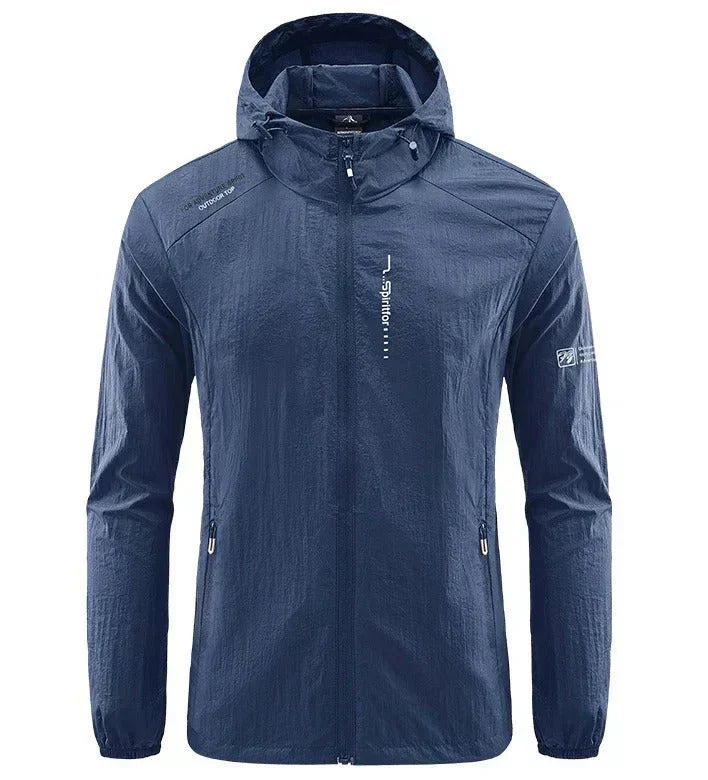 DruneHerren Windbreaker Jacke - Voller Reißverschluss und Kapuze