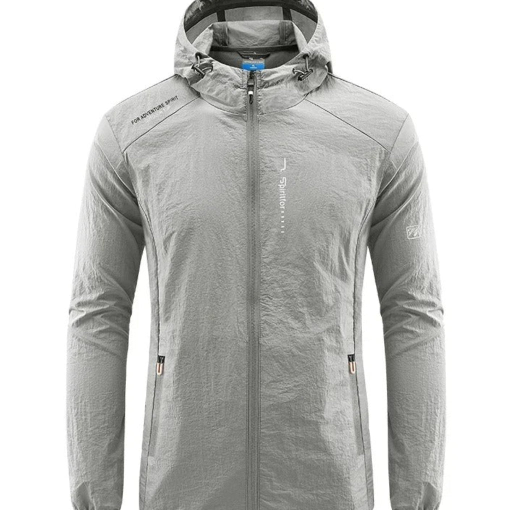 Drune | Ultraleichte, Wind- und Sonnensichere Sommerjacke mit Kapuze für Herren