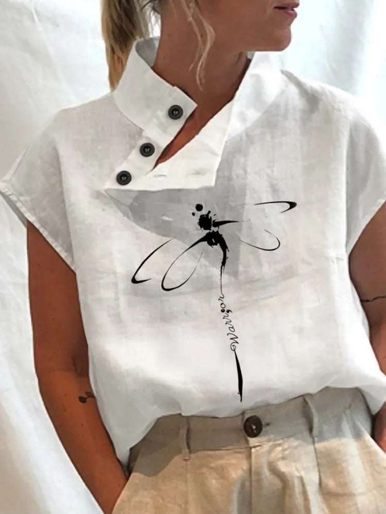 Drune | Floral Print Top