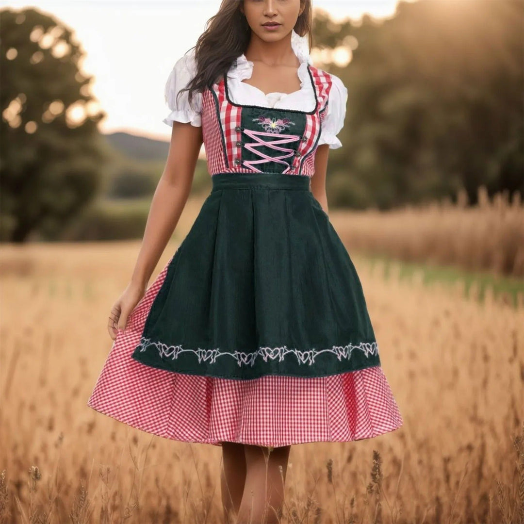 Drune | Karierte Oktoberfest Dirndl