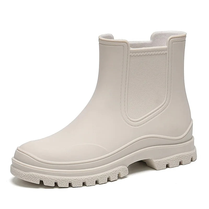 Drune | Luxuriöse Halbhohe Wasserdichte Regenstiefel Für Frauen