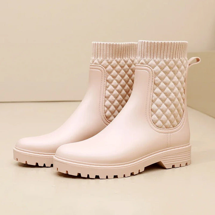 Drune | Stiefeletten - Strickbund