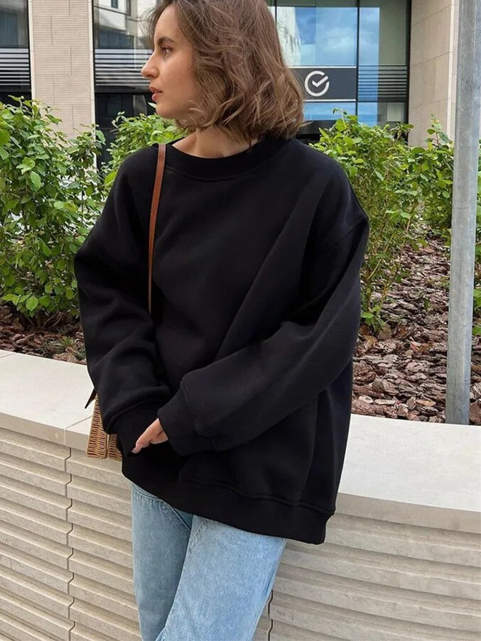 Drune - Basic-Pullover in Übergröße