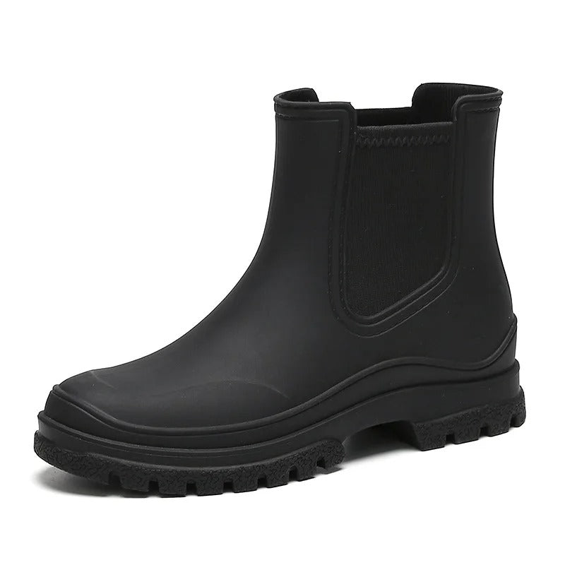 Drune | Luxuriöse Halbhohe Wasserdichte Regenstiefel Für Frauen