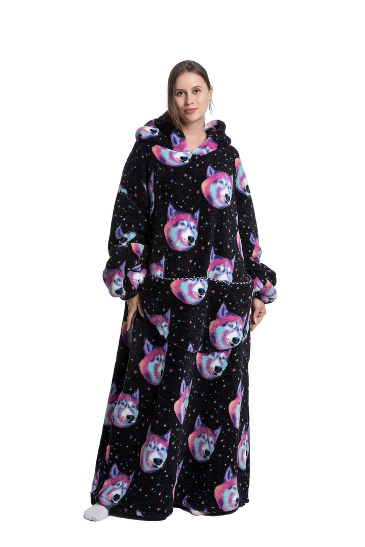 Drune | Fleece Hoodie Decke Für Den WINTER