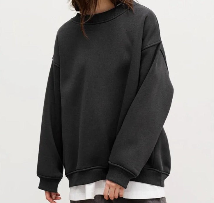 Drune - Basic-Pullover in Übergröße
