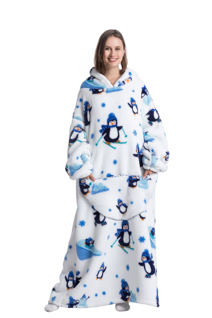 Drune | Fleece Hoodie Decke Für Den WINTER