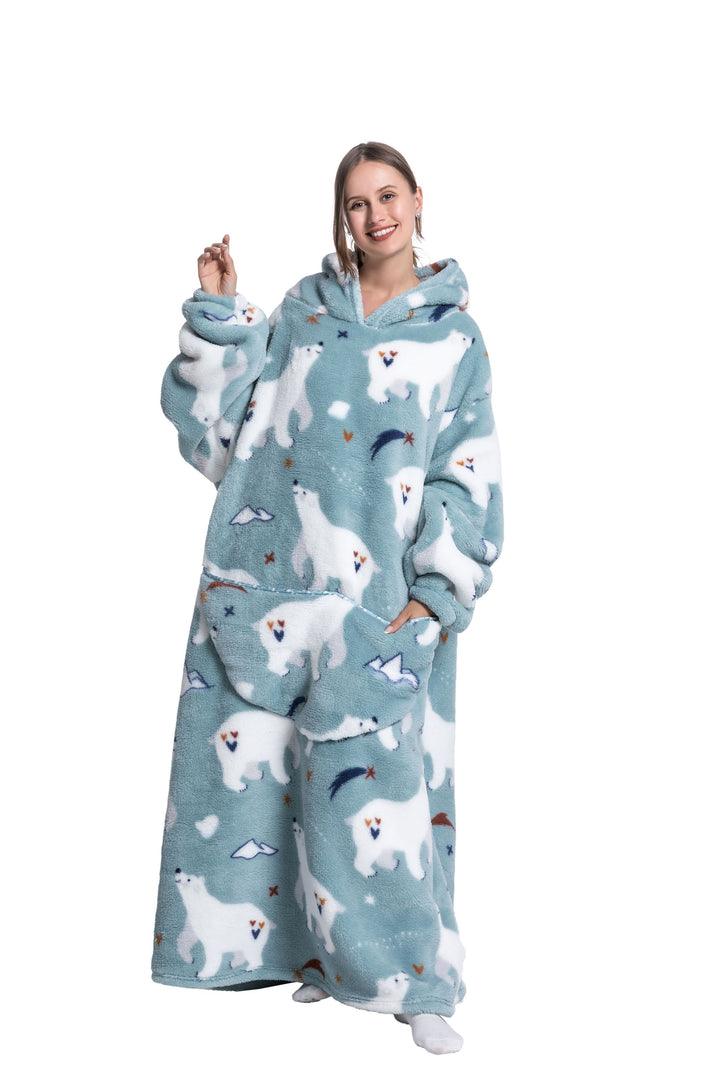 Drune | Fleece Hoodie Decke Für Den WINTER