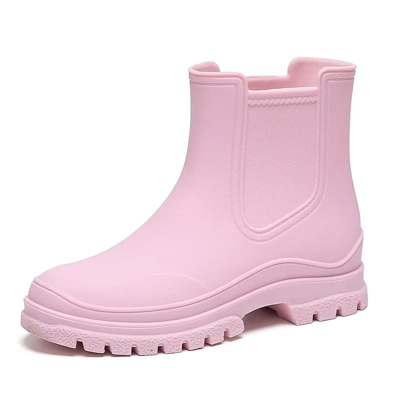 Drune | Luxuriöse Halbhohe Wasserdichte Regenstiefel Für Frauen