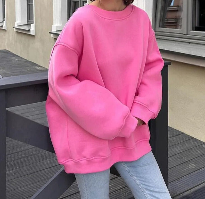 Drune - Basic-Pullover in Übergröße