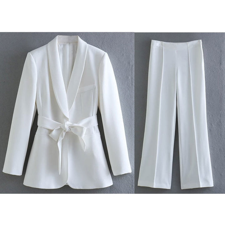 Drune | Elegantes Blazer-Set mit Gürtel für Damen