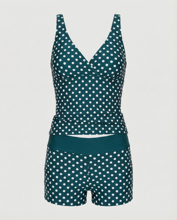 Drune – Figurschmeichelnder Damen-Tankini, Tankini-Oberteil & Modische Shorts