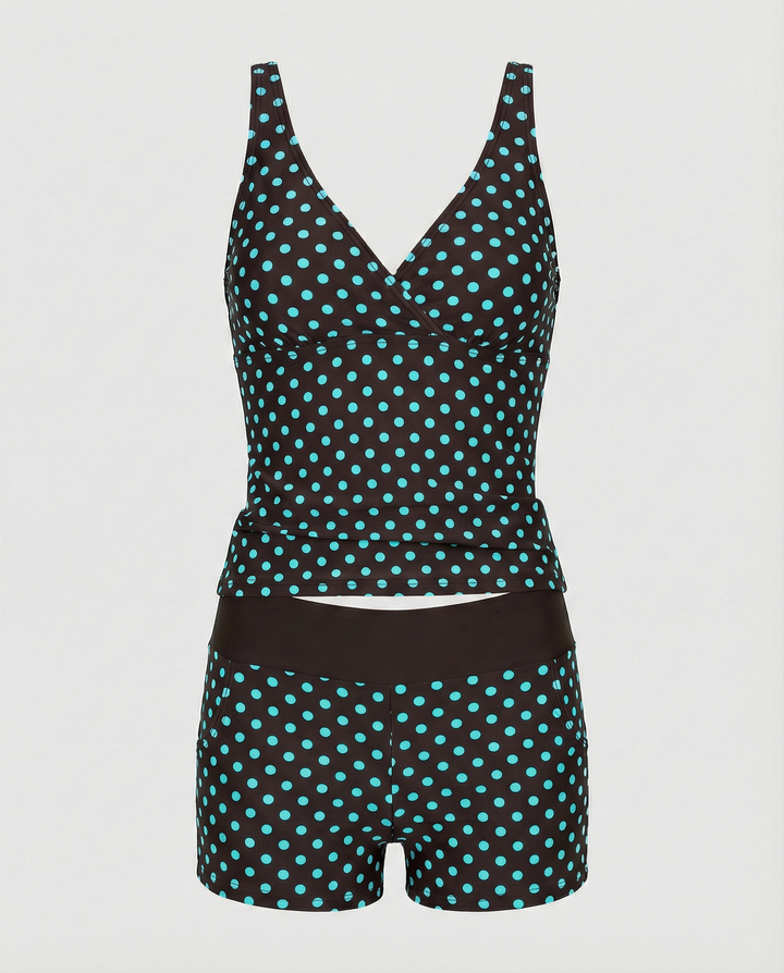 Drune – Figurschmeichelnder Damen-Tankini, Tankini-Oberteil & Modische Shorts