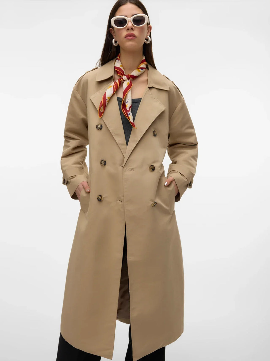 Drune | Trenchcoat Stilvoll und Funktionell Ideal für Windige Tage