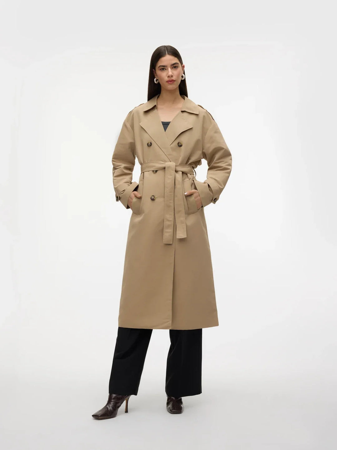 Drune | Trenchcoat Stilvoll und Funktionell Ideal für Windige Tage