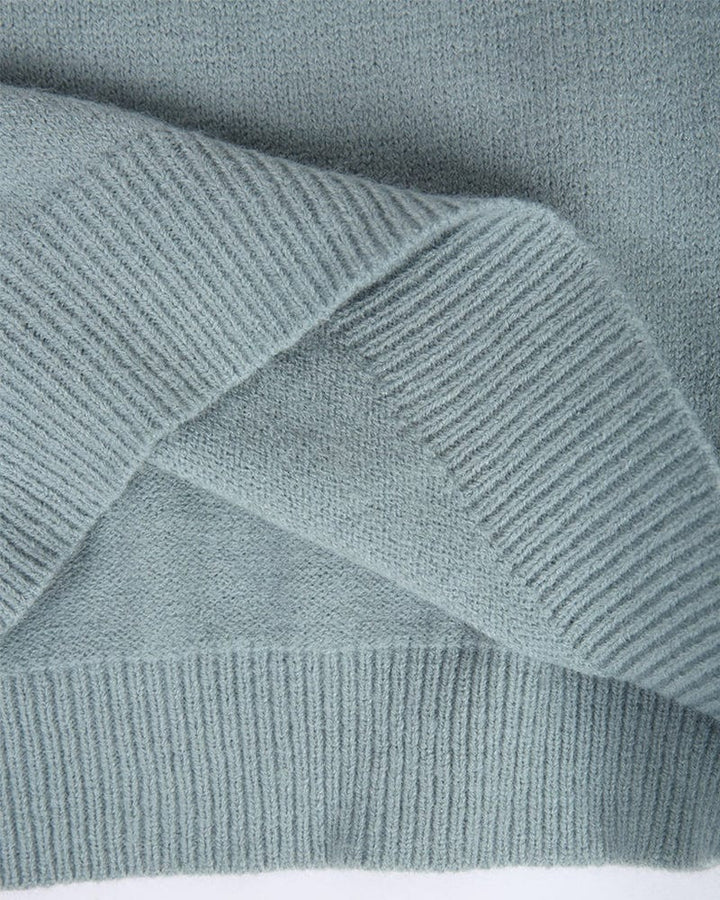 Drune | Strickpullover - Fair Isle-Muster - Rundhalsausschnitt - Lange Ärmel - Rippdetails
