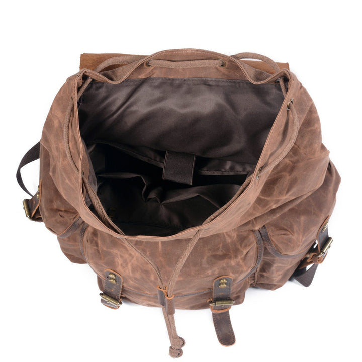 Drune | Canvas Leder Rucksack - Nachhaltig und stilvoll für den täglichen Gebrauch