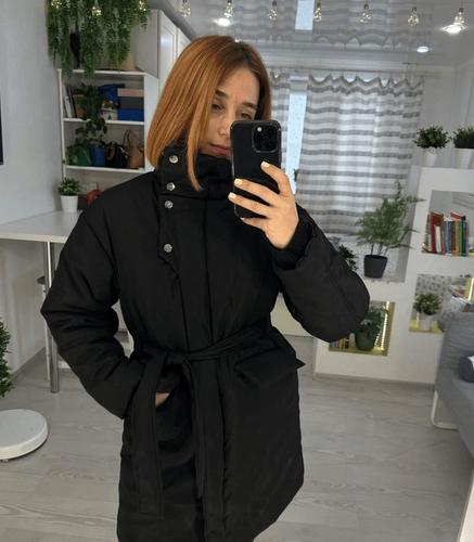 Drune | Puffer-Bürojacke mit Gürtel Zuzanna