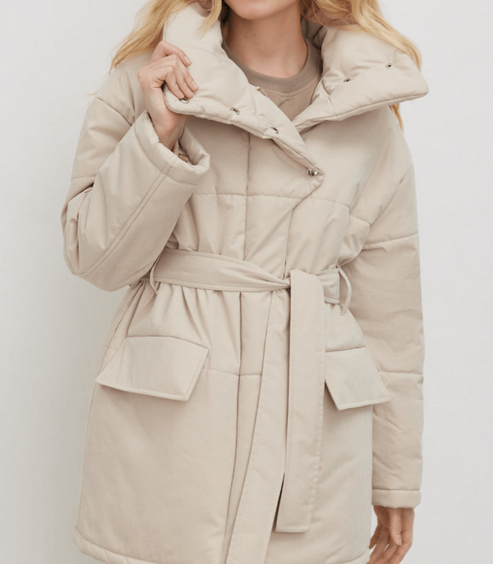 Drune | Puffer-Bürojacke mit Gürtel Zuzanna
