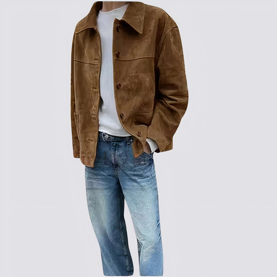 Vintage Wildleder Jaspis