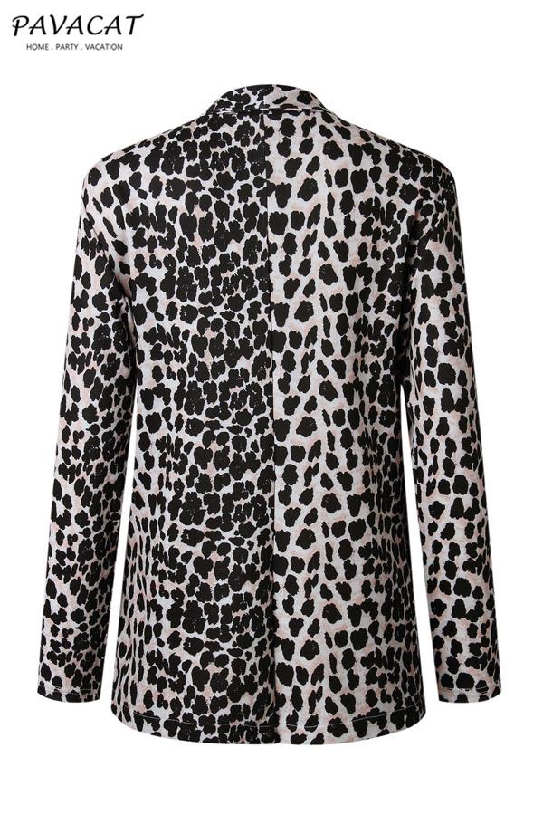 Drune | Waldtiermuster Strickjacke Leopard