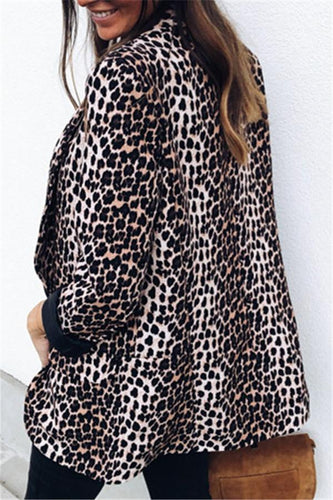 Drune | Waldtiermuster Strickjacke Leopard