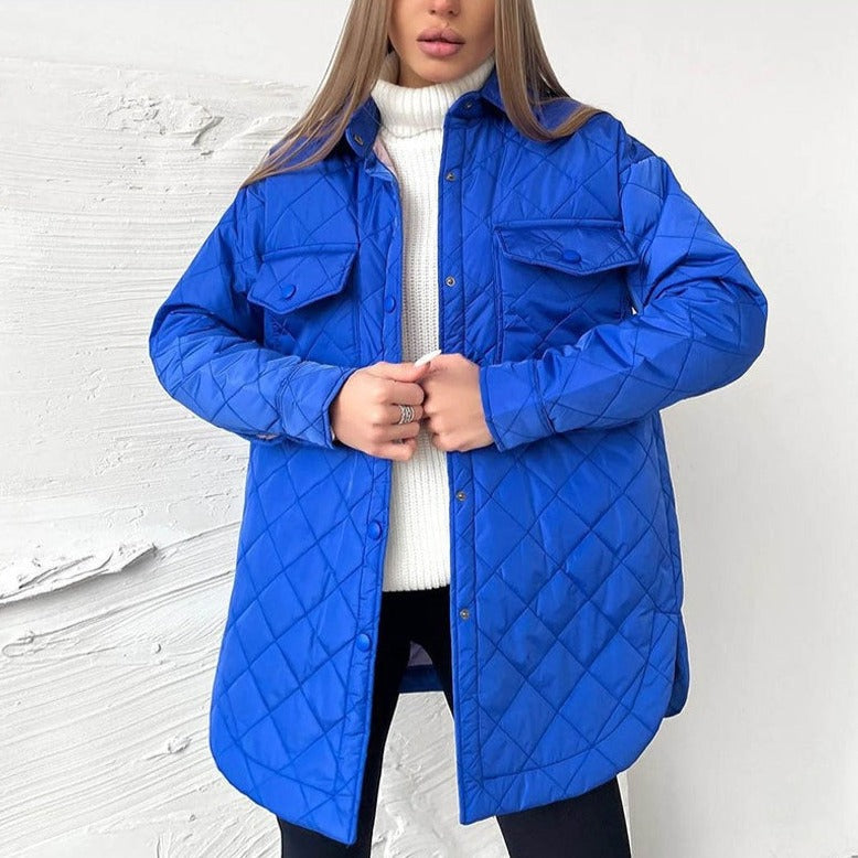 Drune | Damen Gepolsterter Mantel Trenchcoat für den Saisonwechsel 2023