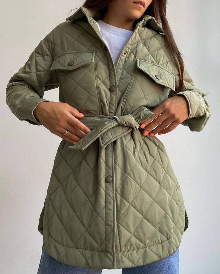 Drune | Damen Gepolsterter Mantel Trenchcoat für den Saisonwechsel 2023