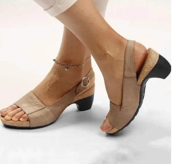 Drune - Bequeme, elegante Schuhe mit niedrigem, klobigem Absatz