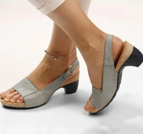 Drune - Bequeme, elegante Schuhe mit niedrigem, klobigem Absatz
