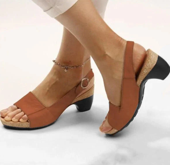 Drune - Bequeme, elegante Schuhe mit niedrigem, klobigem Absatz
