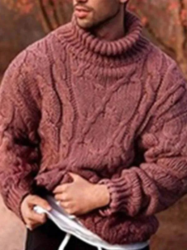 Drune | Twist Dicke Herren Rollkragenpullover