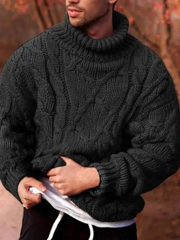 Drune | Twist Dicke Herren Rollkragenpullover