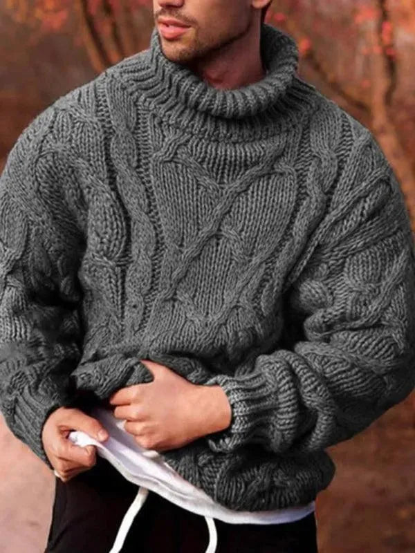 Drune | Twist Dicke Herren Rollkragenpullover