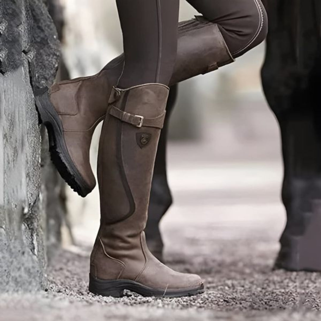 Wasserfeste Warme Damen Allwetter Bequeme Leichte Stiefel Drune