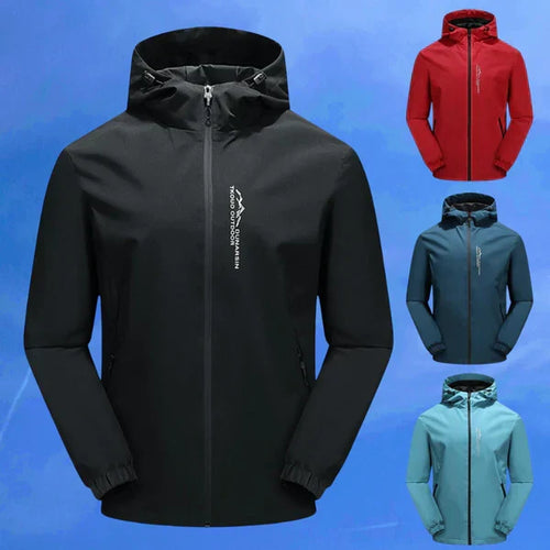 Drune | Wasserdichte und Winddichte Outdoor-Jacke mit Kapuze