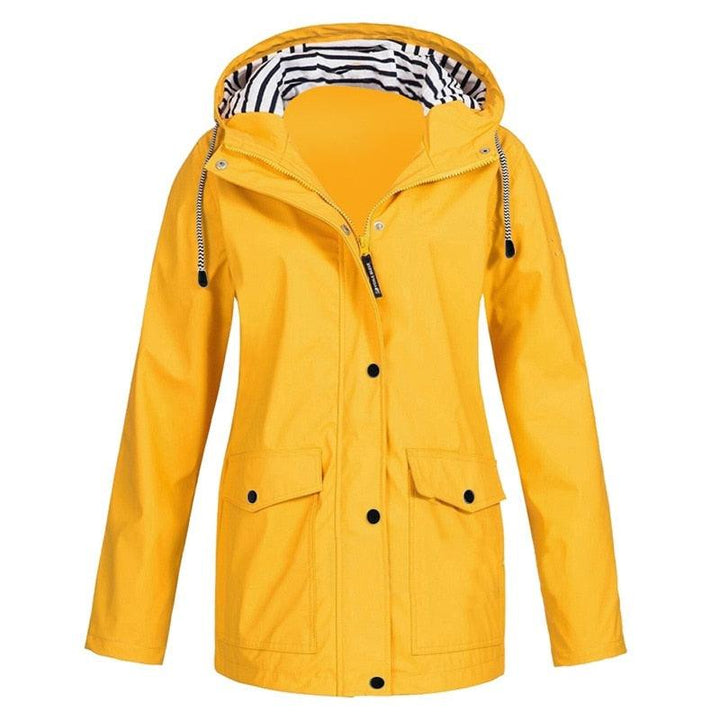 Drune | Wasserdichter Regenmantel für Frauen - Stilvoll & Praktisch