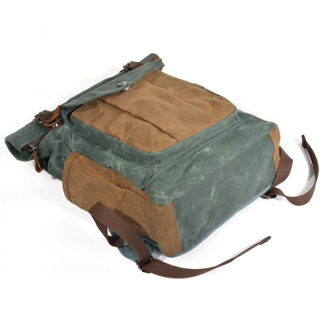 Drune | Canvas Rolltop Rucksack - LundaStyle - Nachhaltig und stilvoll für Abenteurer