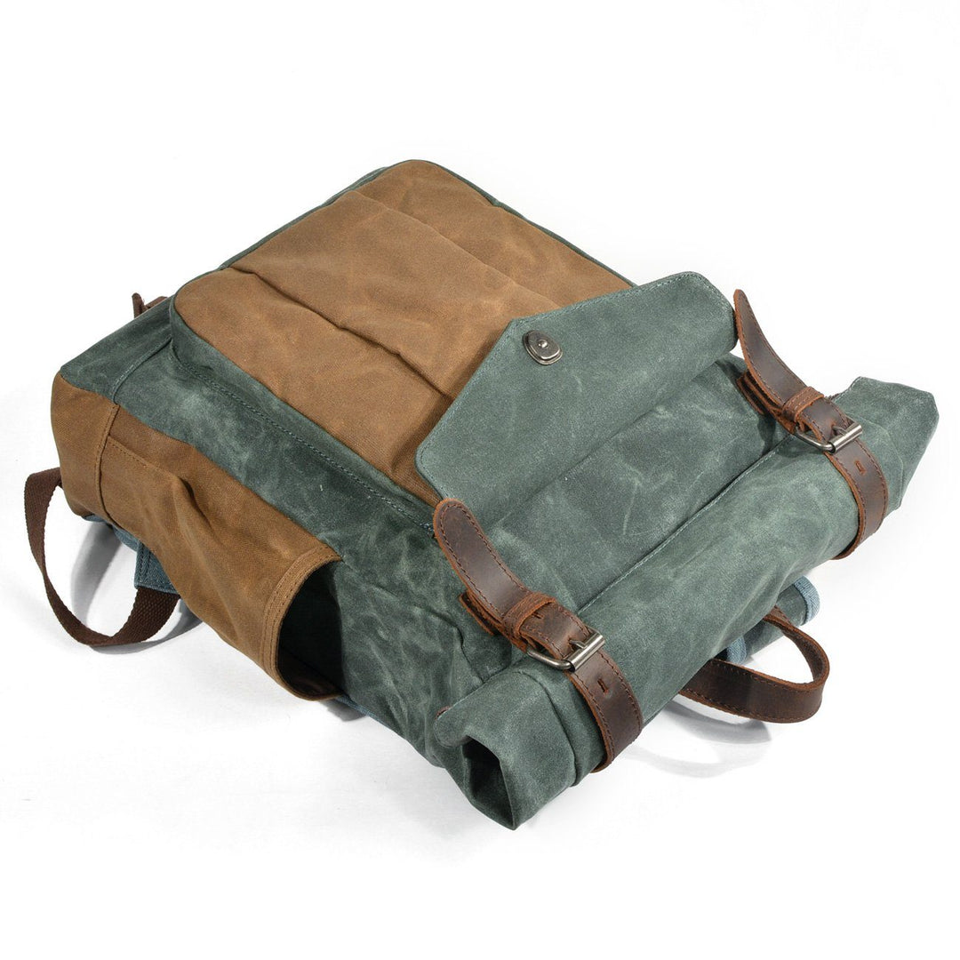 Drune | Canvas Rolltop Rucksack - LundaStyle - Nachhaltig und stilvoll für Abenteurer