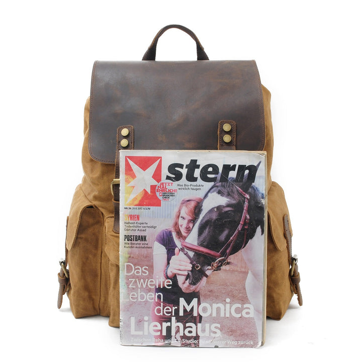 Drune | Canvas Rucksack - BalticTrail - Nachhaltig und stilvoll für abenteuerliche Reisende
